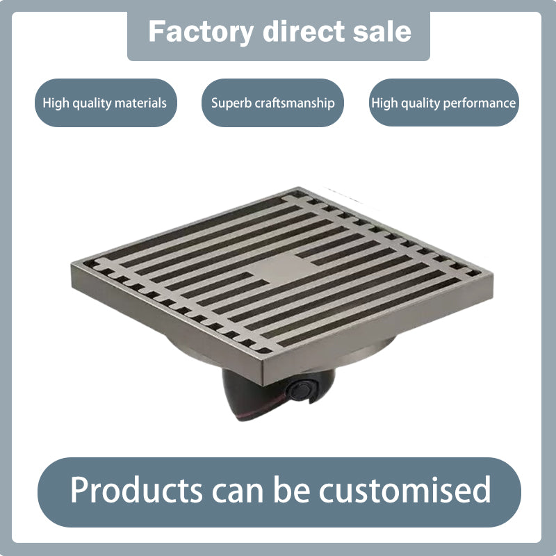 junyujinshu Four-way straight floor drain (small opening) (Price inquiry)Narrow slit long type Odor and insect resistant