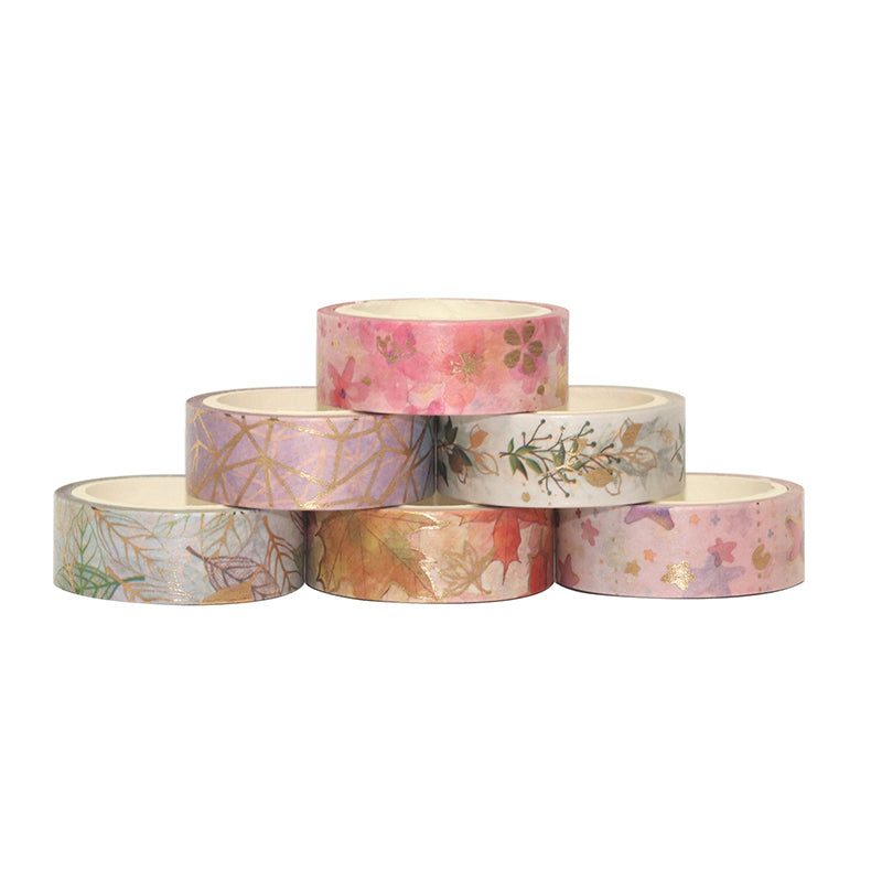 jinxiang Hot Stamping Flower washi tape (Starting from 300)