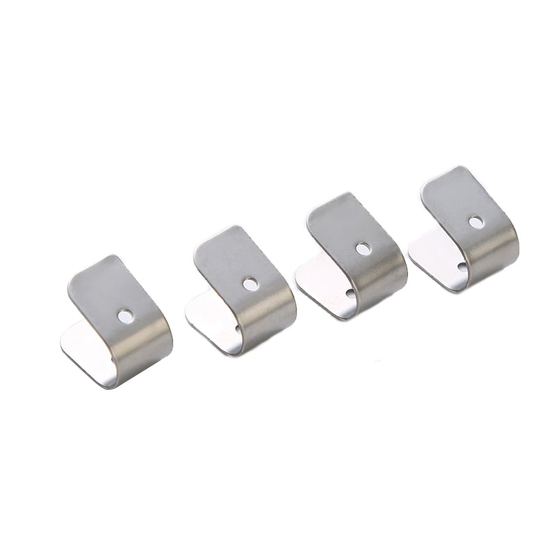 ZHENGKUN 304 stainless steel hardware stamping parts shrapnel U-type iron piece of card ring fire wire fixing piece of the line buckle pressure line clip