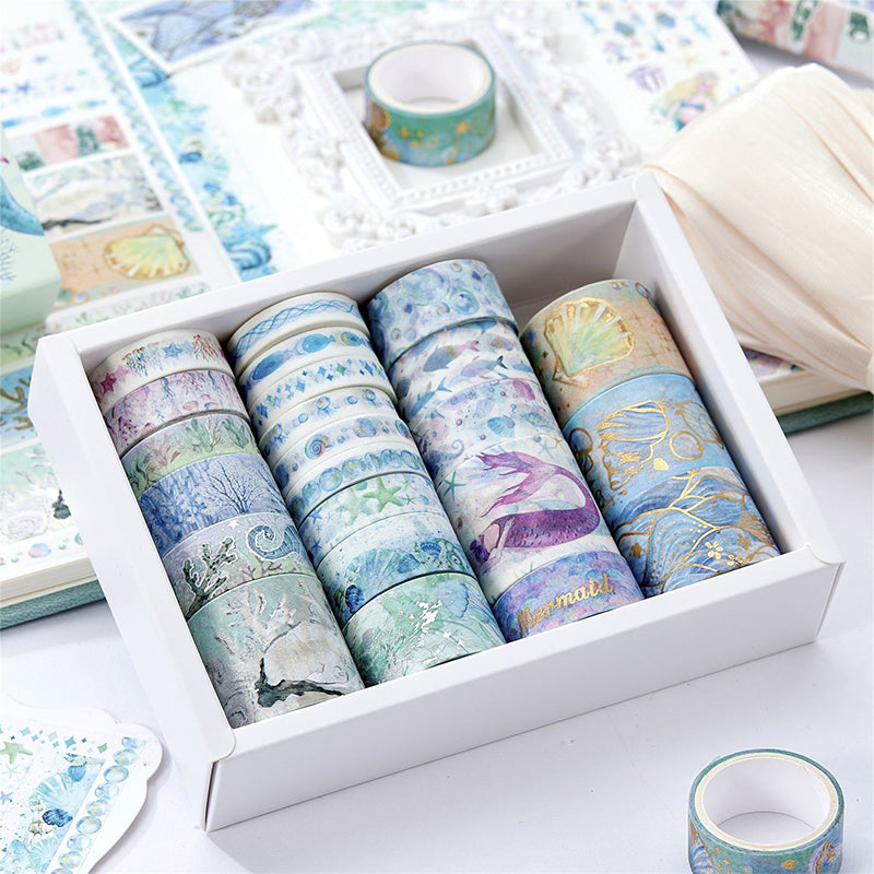 jinxiang Washi tape in the ocean. fantasy color Decorative materials paper tape(Starting from 112)