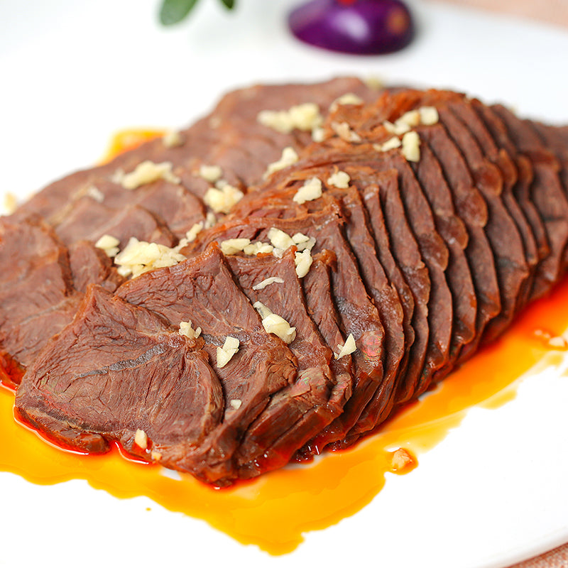 ruyisanbao Marinated Beef with Five Spices Selected high quality beef is tender and nutritious, suitable for a variety of cooking methods.