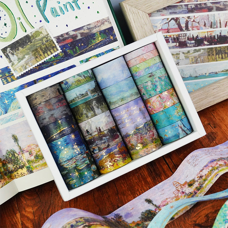 jinxiang The World of Oil Painting fantasy color Decorative materials washi tape(Starting from 112)