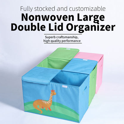 jiayanru Non Woven Large Double Lid Organiser 64*33*42 Dustproof Thickened