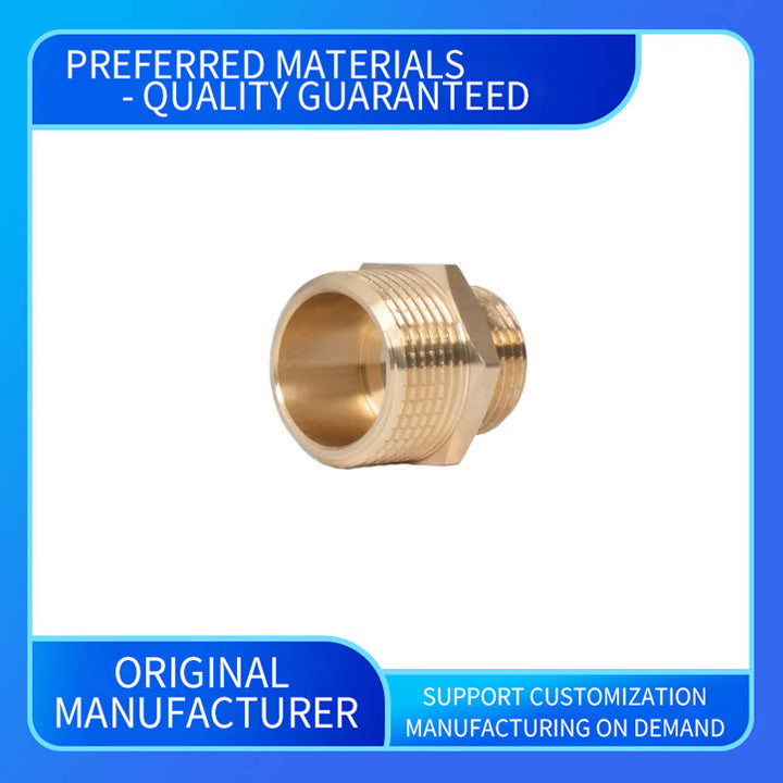 wuling Various sizes of brass isometric reducers with double male wire fittings(ask customer service for price)