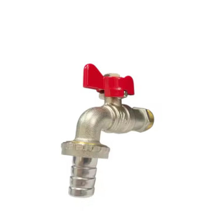 wuling Corrosion Resistant High Pressure Resistant 12" Nickel Plated Butterfly Handle Brass Faucet(ask customer service for price)