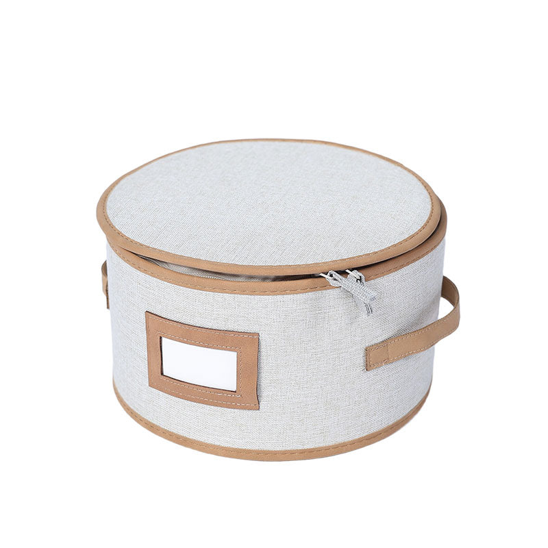 jiayanru Leather Round Bag Set of 5 Moisture-proof Portable