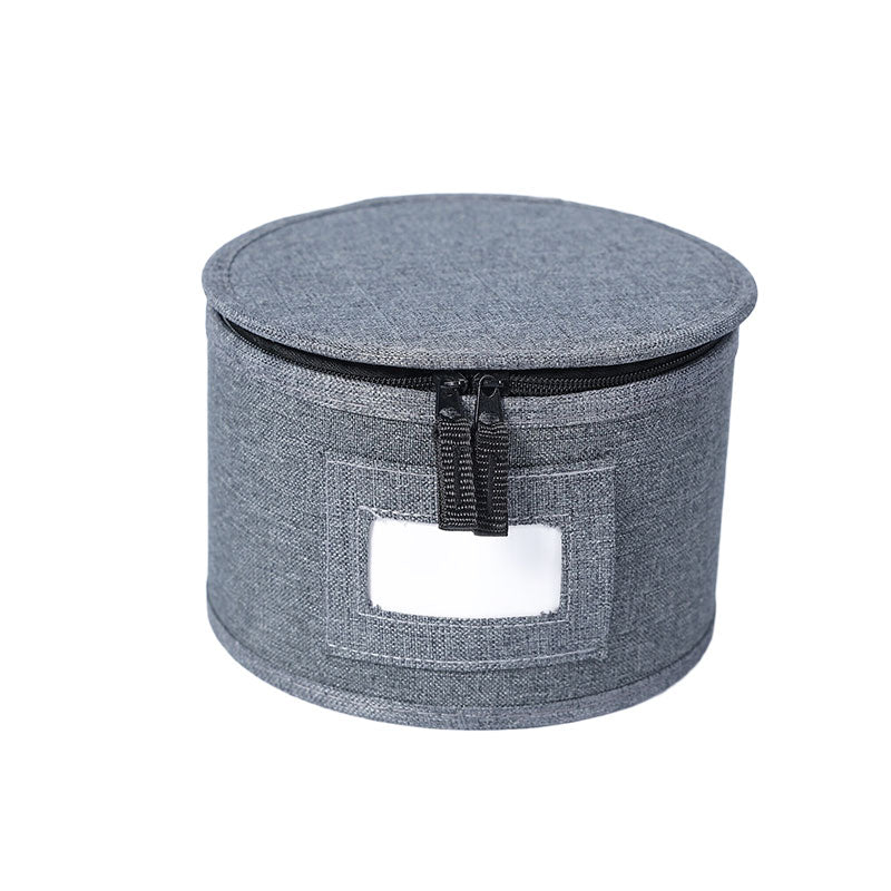 jiayanru Round Bag Set of 5 pessimistic(No.1 round 13*18.5 No.2 round 14*23 No.3 round 15.5*25.5 No.4 round bag 16.5*30.5 5 cup storage 44*34*14.5) Layers Sundry Storage Box
