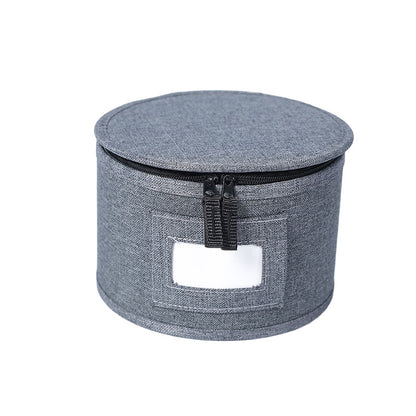 jiayanru Round Bag Set of 5 pessimistic(No.1 round 13*18.5 No.2 round 14*23 No.3 round 15.5*25.5 No.4 round bag 16.5*30.5 5 cup storage 44*34*14.5) Layers Sundry Storage Box