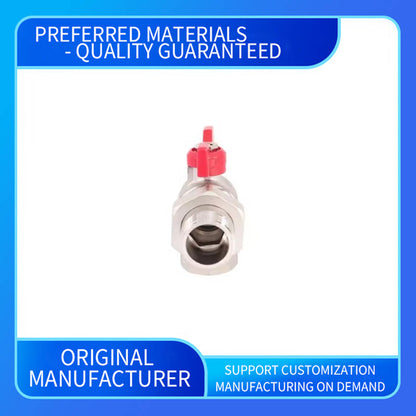 wuling 90 Degree Red Butterfly Handle Brass Nickel Plated Angle Valve(ask customer service for price)
