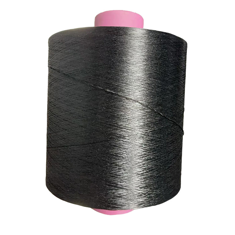 shengheng Polyester low stretch black light net (price please ask customer service) 450D/192F  Polyester large roll sewing lock edge thread