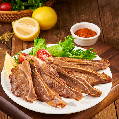 ruyisanbao  Scallop bone Strictly selected pork scallop bone with high meat content has a rich flavour and is suitable for a variety of cooking methods.