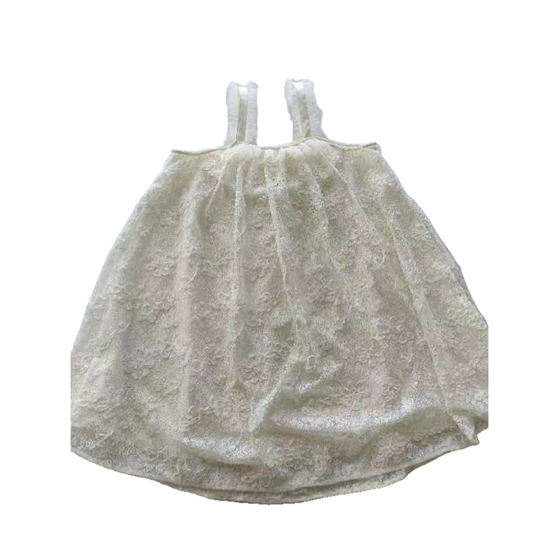 kanghua Multi-layer mesh halter dress