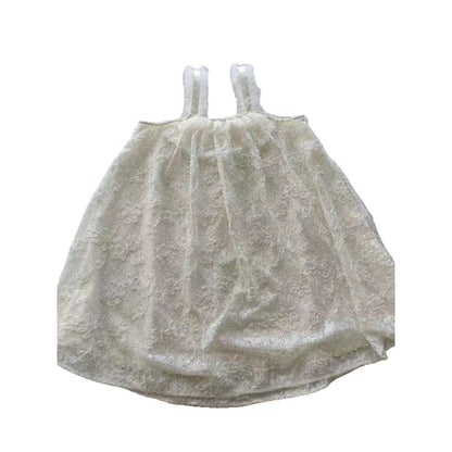 kanghua Multi-layer mesh halter dress