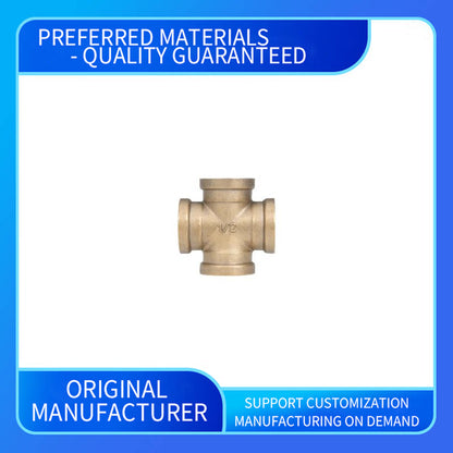 wuling Brass fittings equal diameter cross internal and external threads(ask customer service for price)
