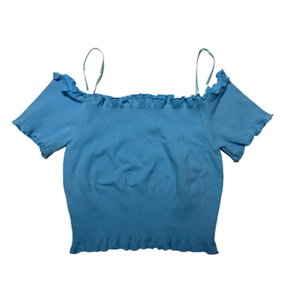 canhong Ruffle short sleeves (price please ask customer service)