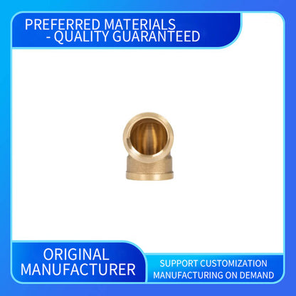wuling Thickened equal diameter brass female threaded tee elbow pipe fittings(ask customer service for price)