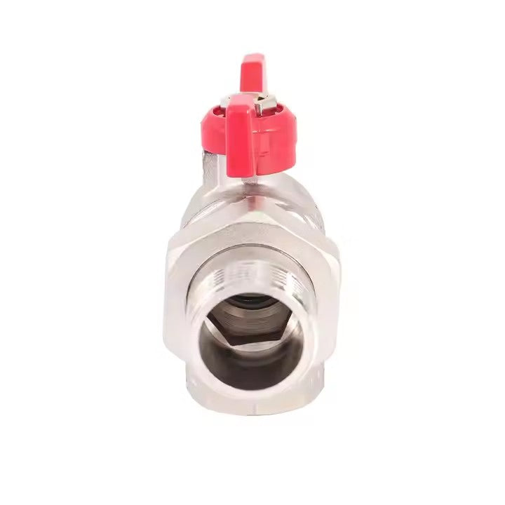 wuling 90 Degree Red Butterfly Handle Brass Nickel Plated Angle Valve(ask customer service for price)