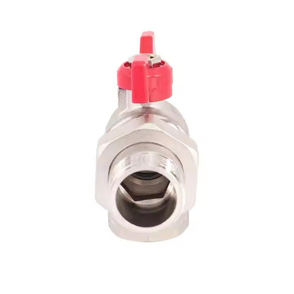 wuling 90 Degree Red Butterfly Handle Brass Nickel Plated Angle Valve(ask customer service for price)