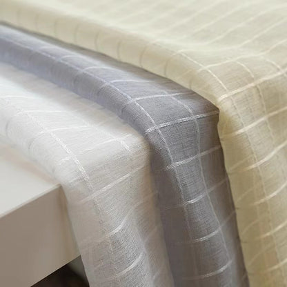 buqiu Curtain 8 The balcony white gauze princess room gauze curtain is simple and modern gauze curtain