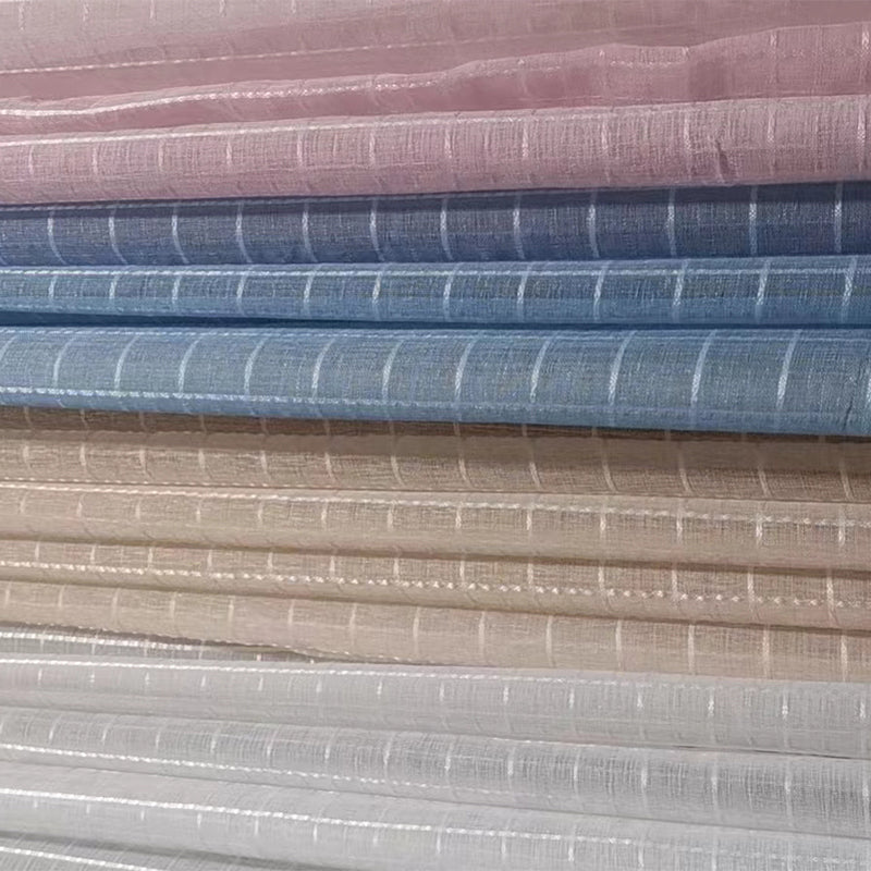 buqiu Curtain 3  Balcony white gauze floating window gauze curtain Simple modern gauze curtain