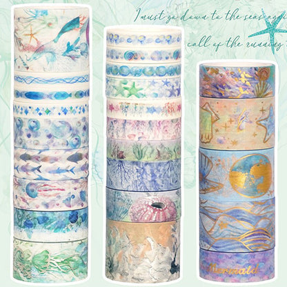 jinxiang Washi tape  in the ocean. fantasy color Decorative materials paper tape（Starting from 112）