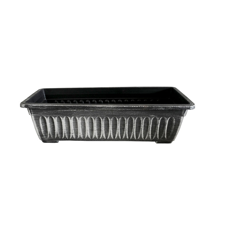 lvxing Rectangular pots Balcony flower pots planting pots rectangular plastic long flower pots planting pots (price please ask customer service)