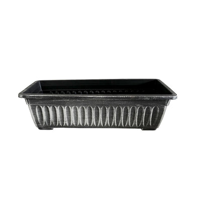 lvxing Rectangular pots Balcony flower pots planting pots rectangular plastic long flower pots planting pots (price please ask customer service)