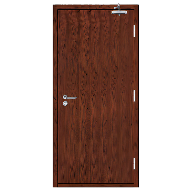 zhenyuan Wooden fire doors (please ask customer service for price)  Class A, Class B, Class C single-door fire door