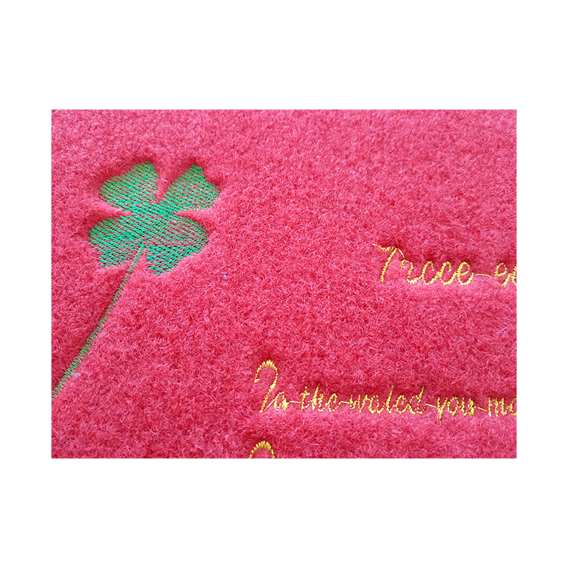 Xulong carpet industry   Coarse silk embroidered sheet  Household anti-skid floor mat, living room carpet