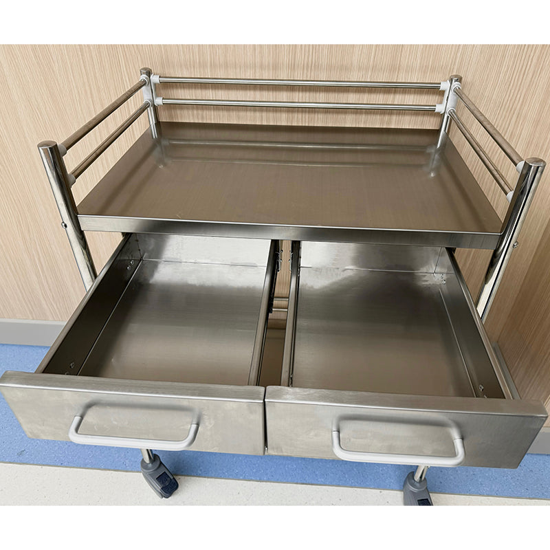 jinlu Stainless steel treatment trolley (ask for price)