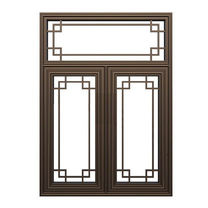 dongqiang Chinese external casement windows and doors (please ask customer service for the price of customized products) retroactive and nostalgic Villa garden decoration double glazing
