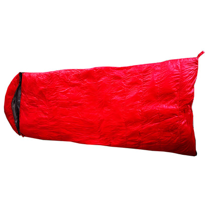 hongxinlong Down sleeping bag with thickened cold and warm insulation, outdoor camping, high cold down sleeping bag