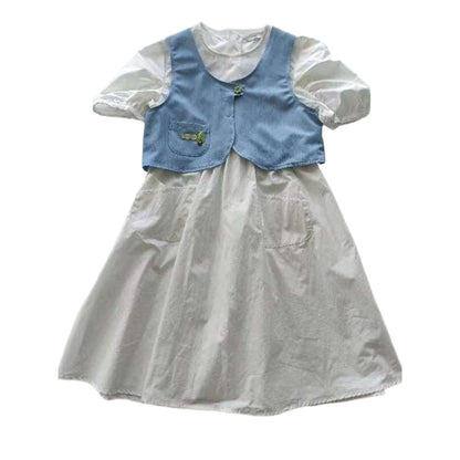 kanghua Chambray two-piece dress