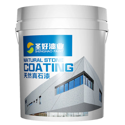 shenghao Natural Real Stone Paint  Exterior wall renovation and repair of natural colored sand