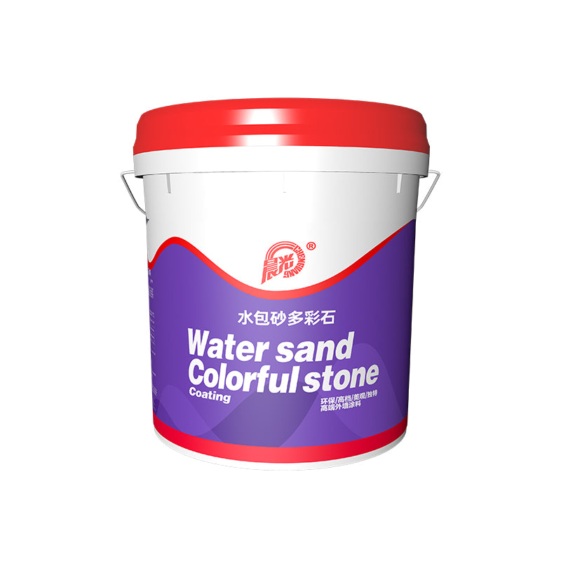chenguang “Morning Glory Water-in-Sand Multi-Color Stone Paint CHG-KW” Water sand imitation stone coating environmental protection