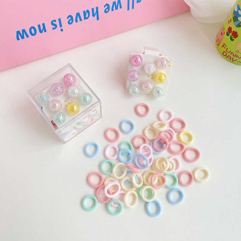 haiyan Thumb Towel Ring + Leather Strap Combo  Baby small rubber band Colorful rubber band for children