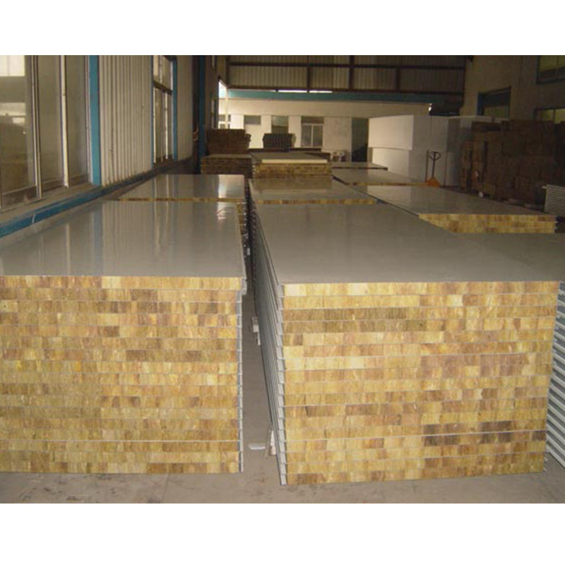 fuxin Colour steel mechanism board sandwich panel (please ask customer service for price)  Fireproof and heat insulation Mechanism rock wool board