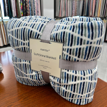 huade Printed Milk Velvet Blanket  Thickened warm soft and comfortable all year round