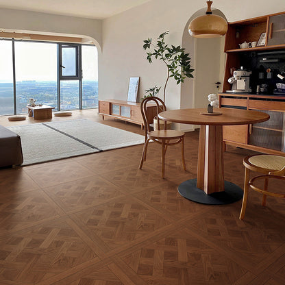 HANJING Vintage style parquet wood flooring Durable Eco-friendly and healthy (ask customer service for price)