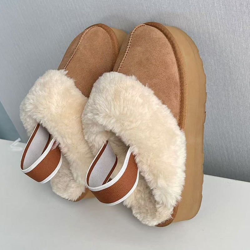 zhenai elasticated flip-flops