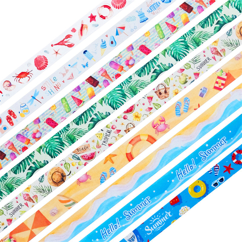 jinxiang Four Season Printing washi tape  high color value cute DIY Handbook（Starting from 160）