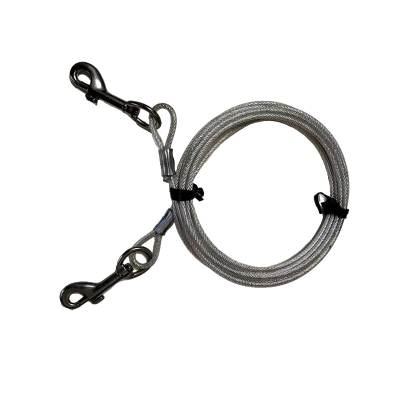 jinchao Pet Leash (ask customer service for price) Explosion-proof chain Hydraulic pipe protection spring safety rope