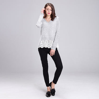 baichen Women's knit pullover Soft and skin-friendly, not easy to pill.