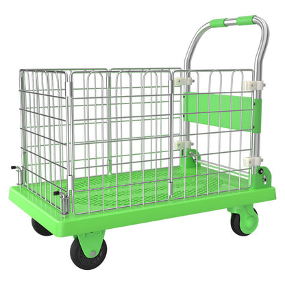 anta Fence Trolley Flatbed truck with enclosure Courier trucks Work trolley