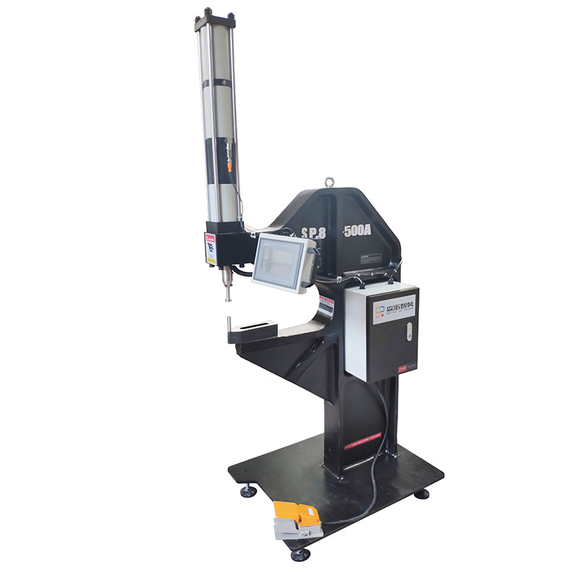 senpai 8 tons of pneumatic touch screen pressure riveting machine intelligent touch accurate pressure regulation sheet metal hardware efficient riveting equipment (price please ask customer service)