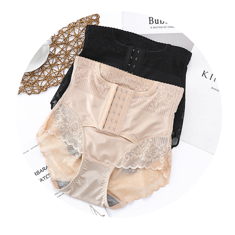 shunfa 8115 Oversized waist tight underwear, belly tight safety pants, black lace safety pants, sexy underwear