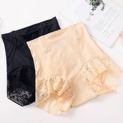 shunfa 8125Oversized waist tight underwear, belly tight safety pants, black lace safety pants, sexy underwear