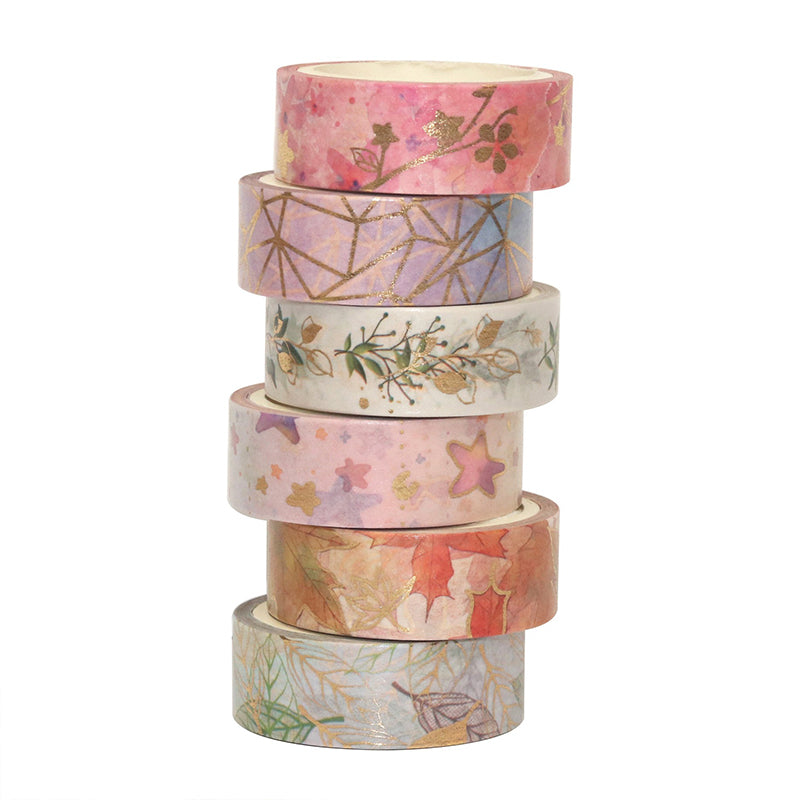 jinxiang Hot Stamping Flower washi tape （Starting from 300）