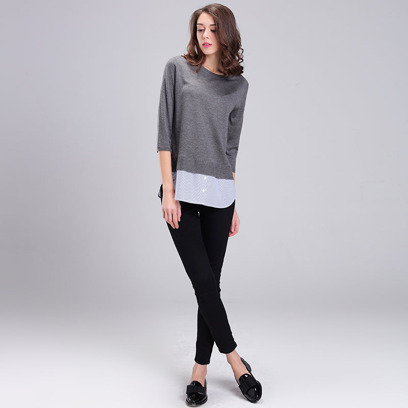 baichen Needle and Woven Women's Clothing Soft and Smooth Comfortable to Wear