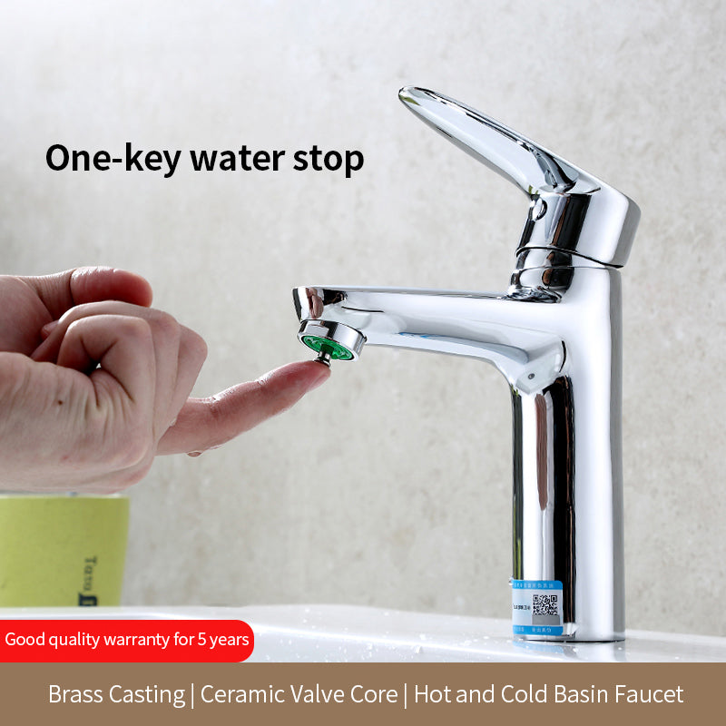 kaijie D21070C Countertop Basin Faucet Large Spout Countertop Basin Faucet is easy to clean (Please ask customer service for price)